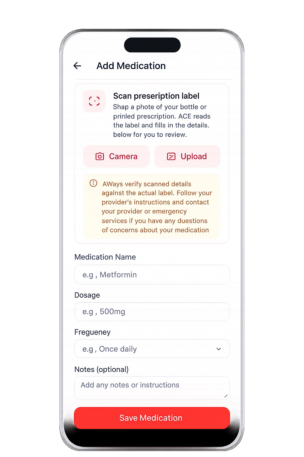 Medication screen